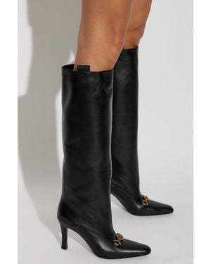 Versace Heeled Boots "Marisa" - Black
