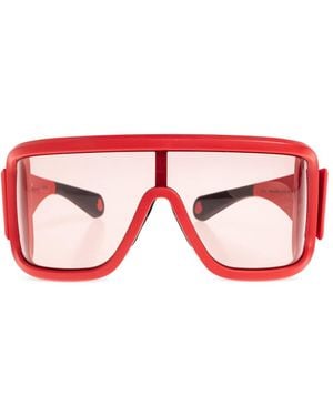 Moncler "Snowseeker" Sunglasses - Red
