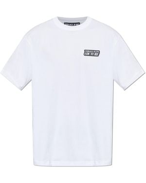 Versace Jeans Couture T-Shirt With Logo - White