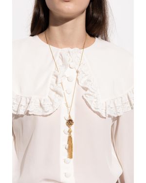 Chloé Brass Necklace - Natural