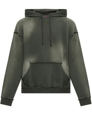 DIESEL 'S-Pock-Hood' Hoodie - Green
