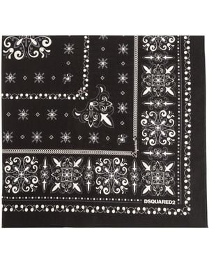 DSquared² Cotton Scarf - Black