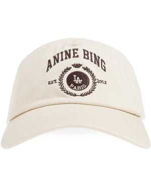 Anine Bing Jeremy Baseball Cap - White
