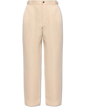 Jacquemus 'Jean' Jeans With Straight Legs - Natural