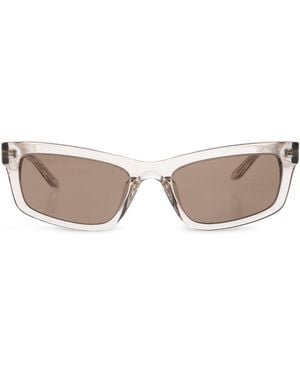 Balenciaga Rectangular Sunglasses With Slightly Rounded Corners - Grey