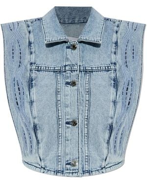 IRO Denim Vest 'Rosye' - Blue