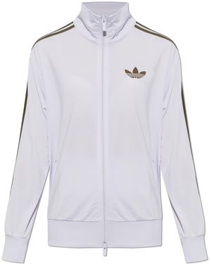 adidas Originals Sweatshirt With Logo - Purple