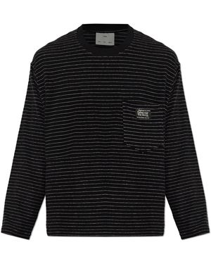 Song For The Mute Long Sleeve Crew Neck T-Shirt - Black