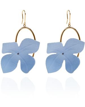 Marni Flower-Shaped Earrings - Blue