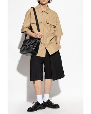 Jil Sander Short Sleeve Shirt - Natural