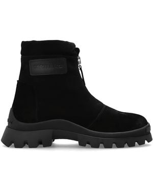 DSquared² Leather Ankle Boots 'Ankle' - Black