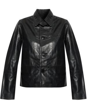 Zadig & Voltaire Leather Jacket 'Lessa' - Black