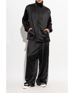 Y-3 Wide-Leg Pants - Black