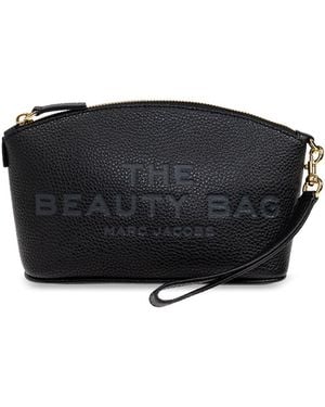 Marc Jacobs Leather Cosmetic Bag - Black
