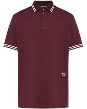 Moncler Polo With Embroidered Logo