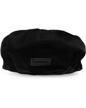 Moschino Flat Cap - Black