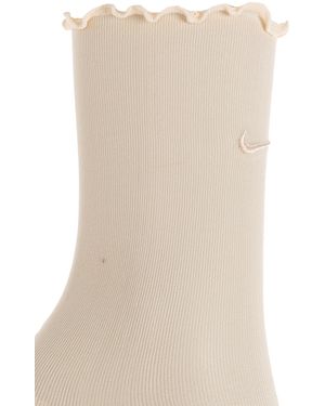 Nike Socks With Logo - Natural