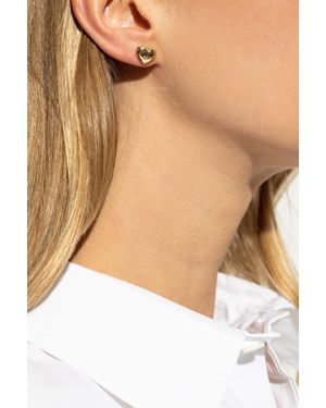 Marc Jacobs Brass Earrings - Natural