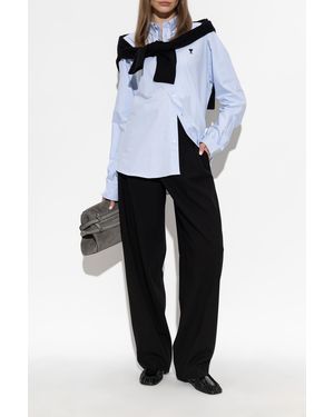 Ami Paris Wool Pants - White