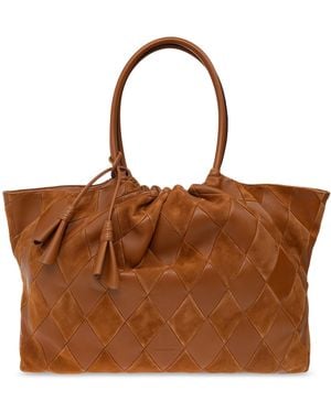 Zimmermann Leather Tote Bag - Brown