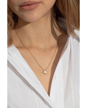 Kate Spade Heart-Shaped Pendant Necklace - White