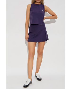 Y-3 Skirt With Shorts Tennis Us Collection - Blue