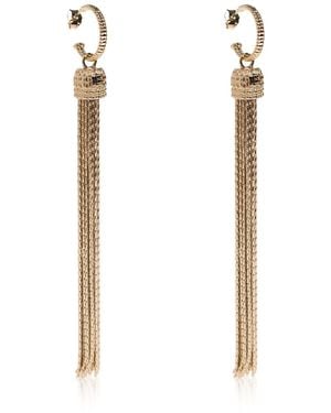 Balmain Brass Earrings With Tassels - Metallic