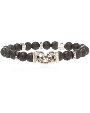 Ferragamo Branded Bracelet - Black