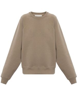 Ami Paris "Oversize" Sweatshirt - Natural