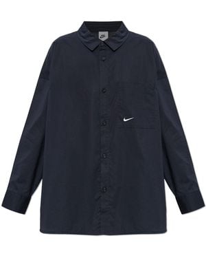 Nike Shirt With Logo - Blue