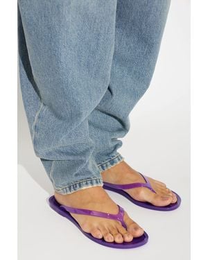 Christopher Esber Rubber Flip-Flops 'Jo' - Blue