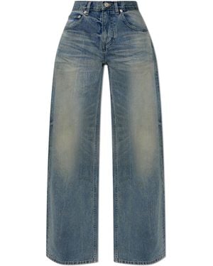 Balenciaga Wide-Leg Jeans - Blue