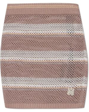 Amiri Skirt With Logo - White