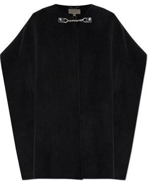 MICHAEL Michael Kors Wool Poncho - Black