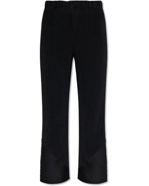 Homme Plissé Issey Miyake Pleated Trousers - Black