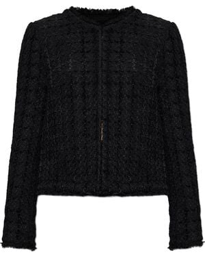 Kate Spade Tweed Blazer - Black