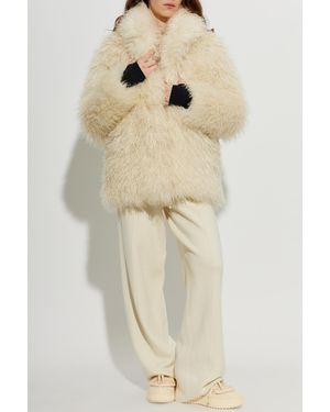 Moncler Apres-Ski Coat - Natural