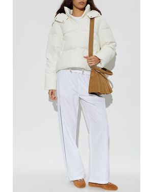Lacoste Hooded Down Jacket - White