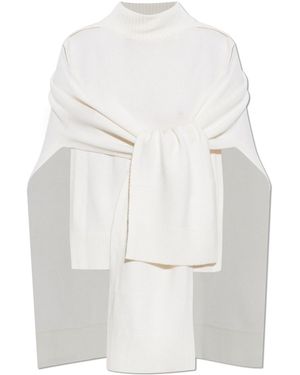 Lisa Yang Poncho 'Simoni' - White
