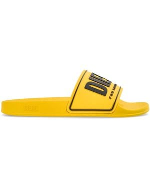 DIESEL Rubber Flip-Flops "Sa-Mayemi" - Yellow