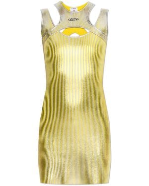 CASABLANCA Short Bodycon Dress - Yellow