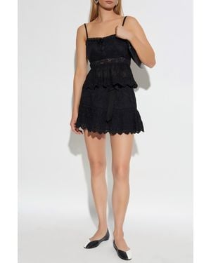 LoveShackFancy Skirt "Nerina" - Black