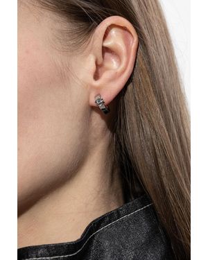 COACH Brass Earrings - Black