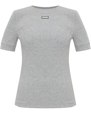 Entire studios T-Shirt With Logo - Grey