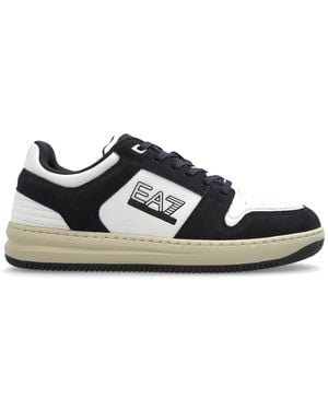 EA7 Sports Shoes With Logo, - Black