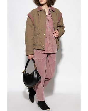 Isabel Marant Corduroy Shirt "Oriana" - Pink