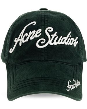 Acne Studios Baseball Cap - Black