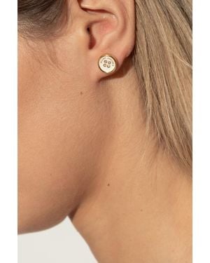 Marc Jacobs Button-Shaped Earrings - Natural