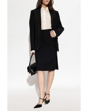 Fendi Blazer With A Single Vent - Black