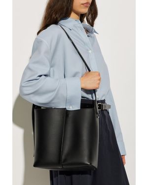 Loewe "Bilbao Medium" Shoulder Bag, Hobo - Gray